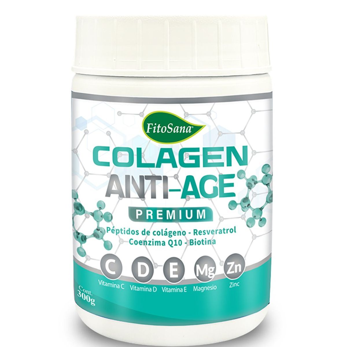 FITOSANA - COLAGEN ANTI-AGE PREMIUM FITOSANA - PEPTIDOS DE COLAGENO HIDROLIZADO 300G