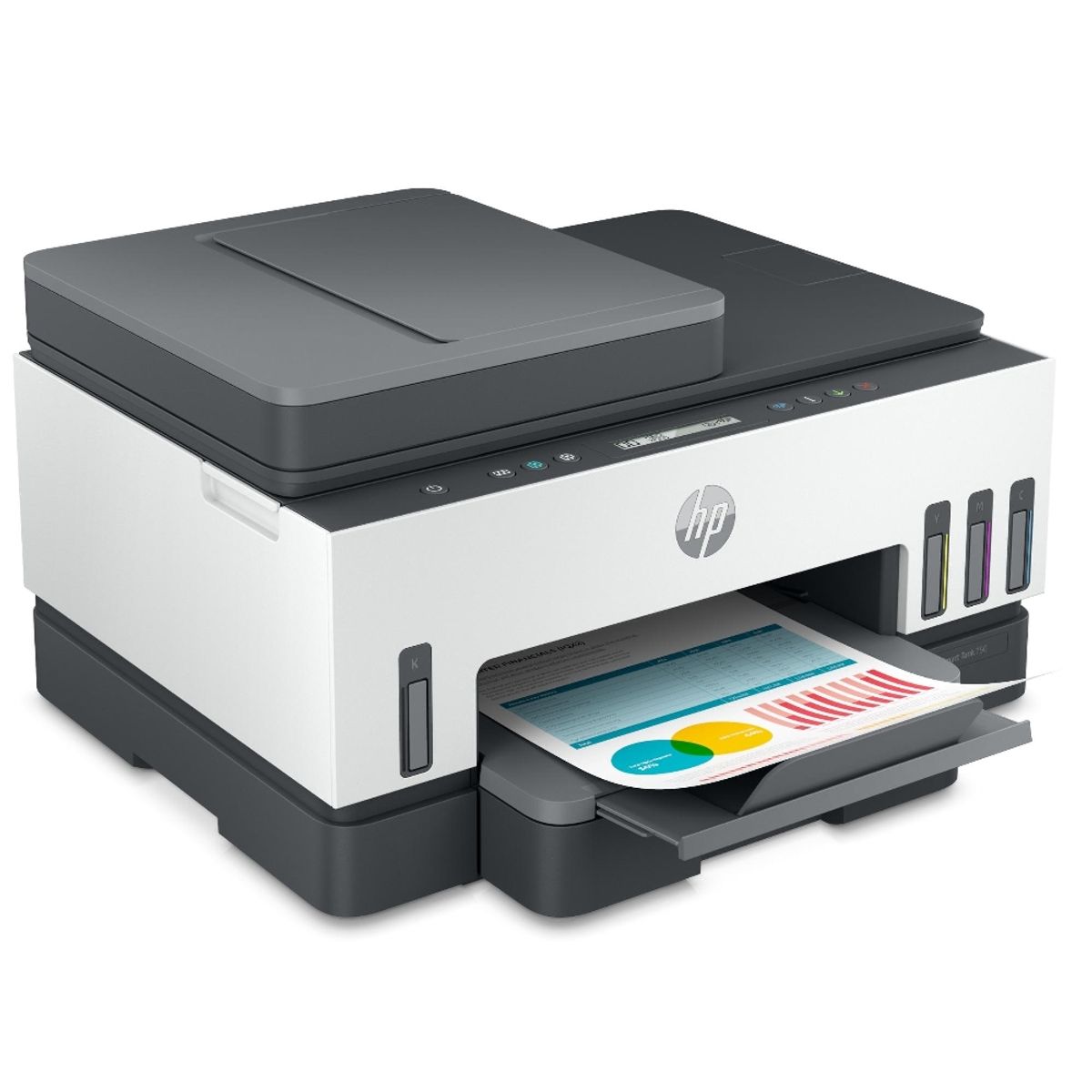 HP - Impresora Multifuncional HP Smart Tank 750 con Conectividad WiFi
