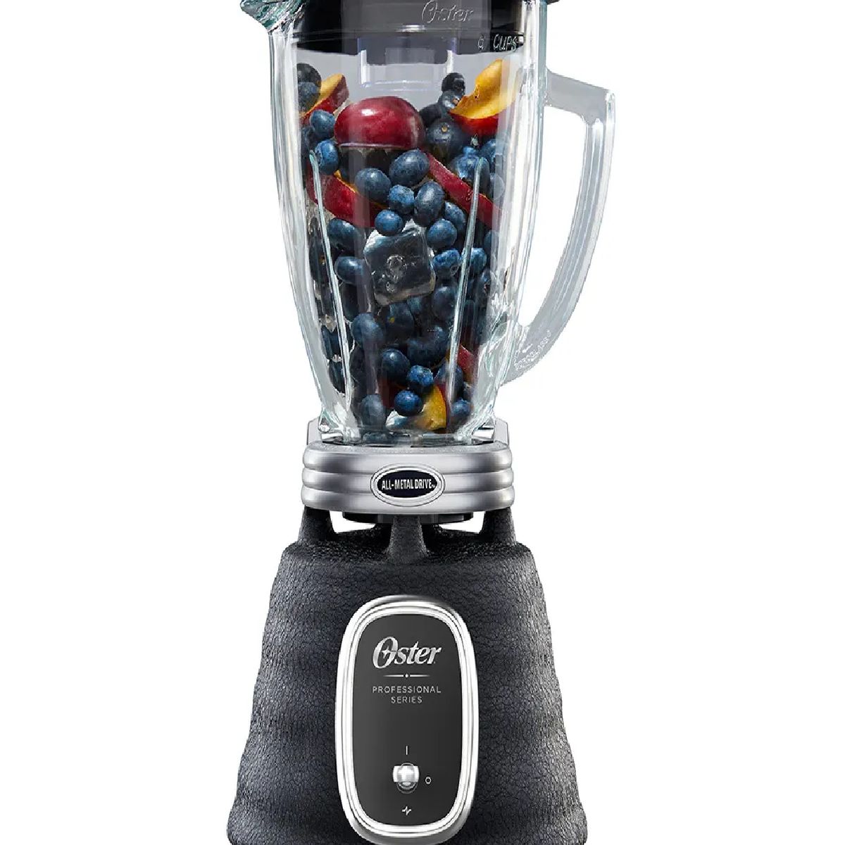 OSTER - Licuadora clásica Oster NEGRA serie profesional con interruptor de palanca