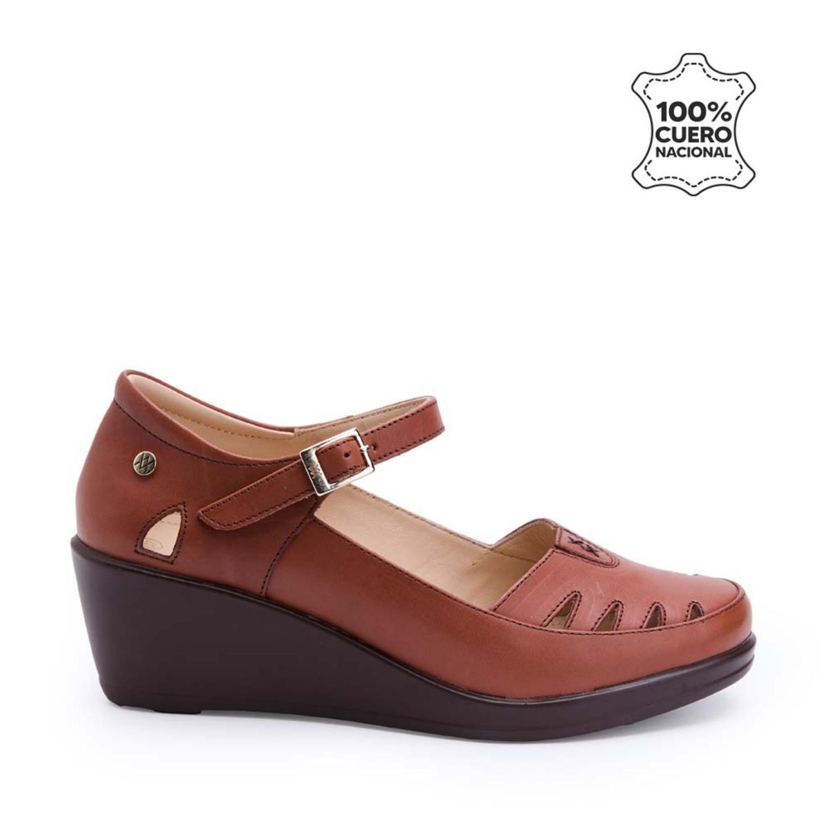 VIALE - Zapato DOrsay Casual DK-2503 Cobre Viale Cuero