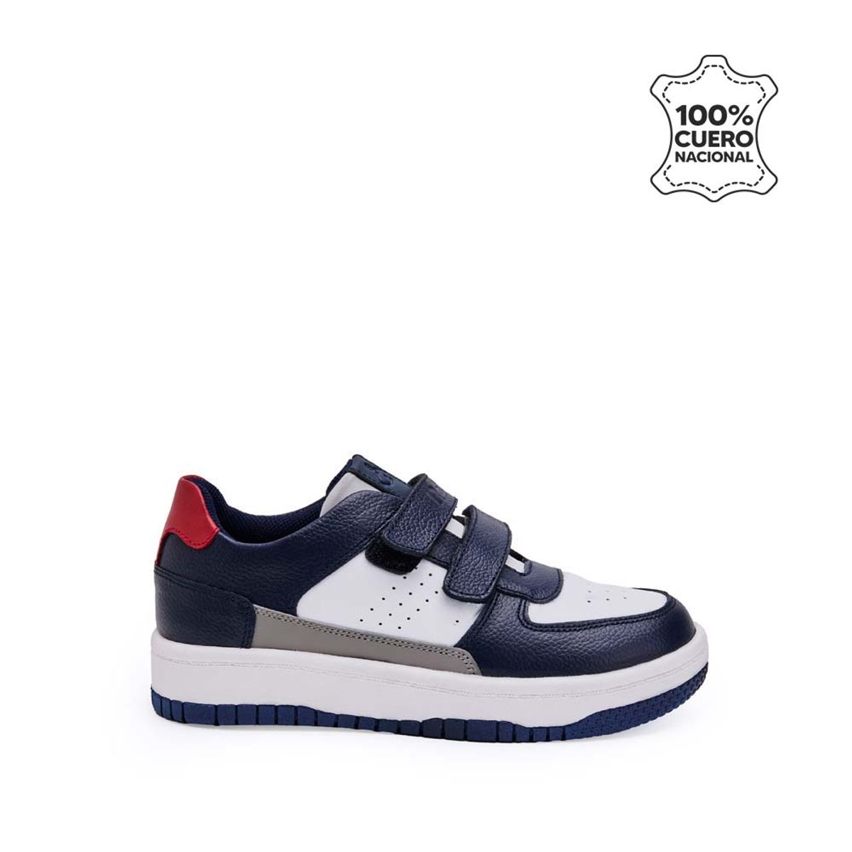 RABBIT - Zapatilla Casual MARIO-2506 AzulBlanco Rabbit Cuero