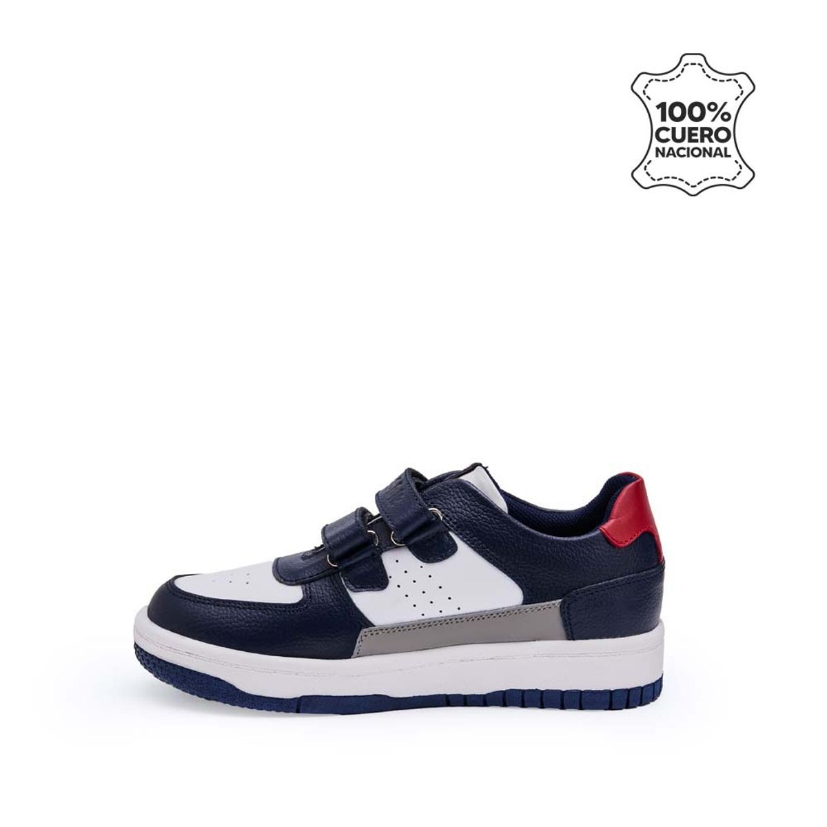 RABBIT - Zapatilla Casual MARIO-2506 AzulBlanco Rabbit Cuero