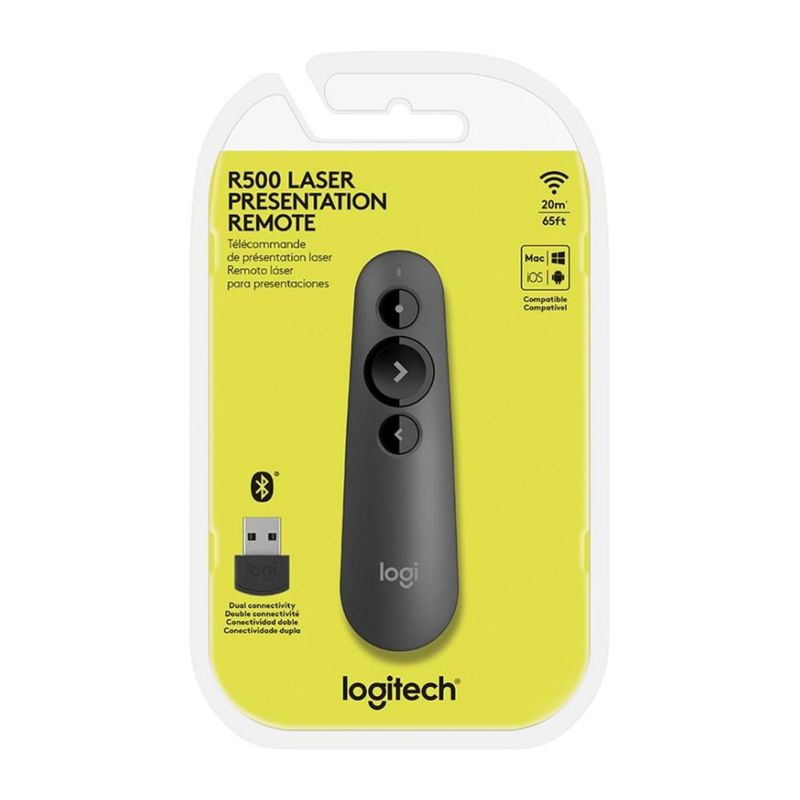 LOGITECH - Puntero Logitech R500 Wireless 20 m 910-006518