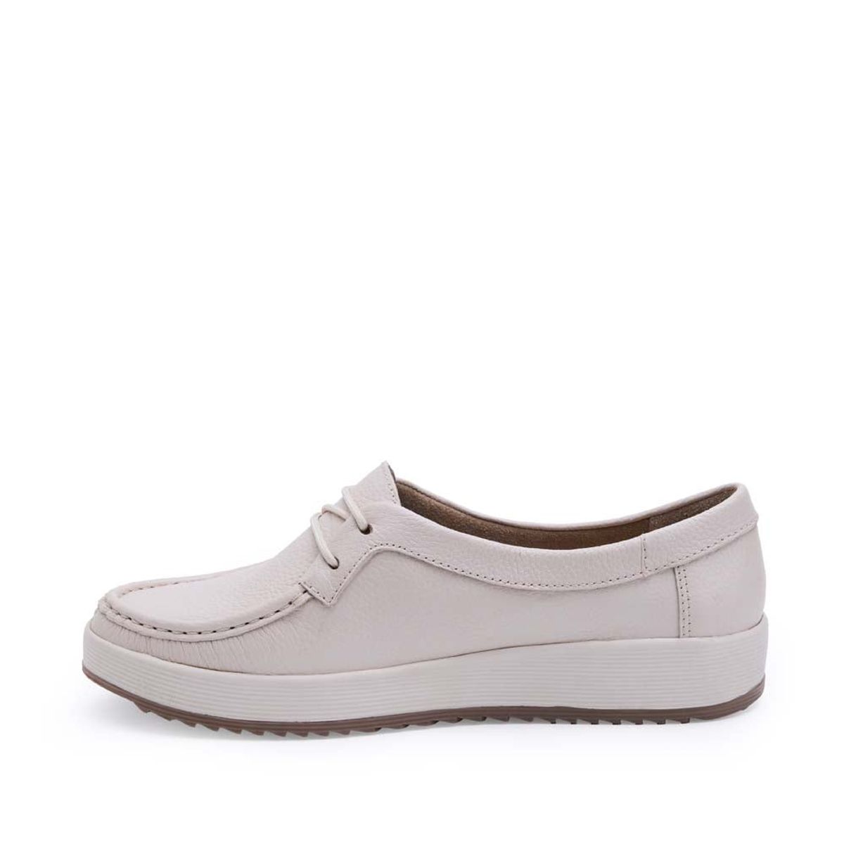 VIALE - Zapato Mocasín Casual DENI-2522 Vainilla Viale Cuero