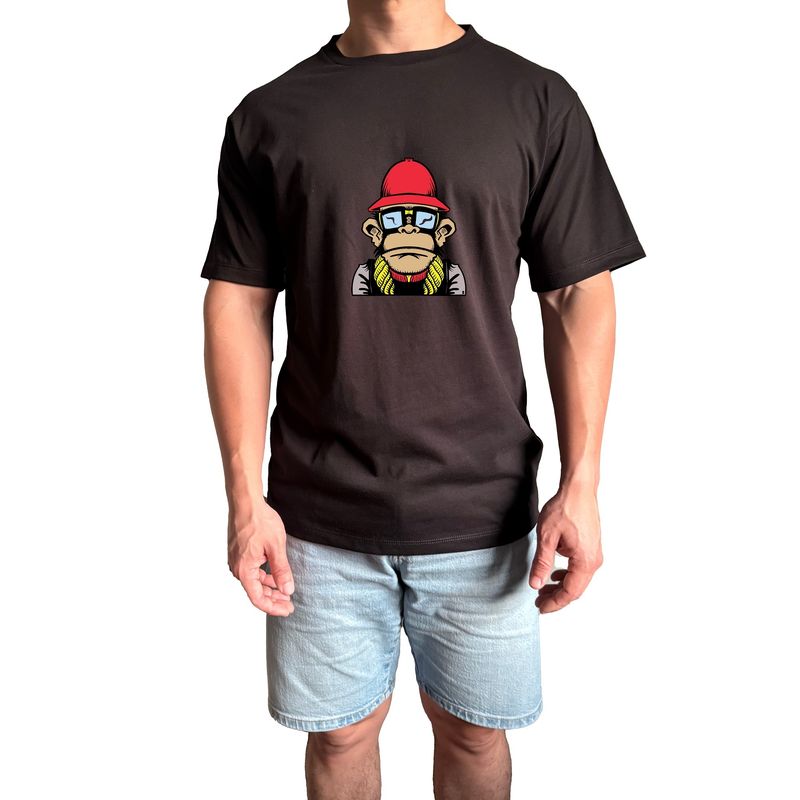 GENERICO - Polo Hombre manga corta diseño MONKEY