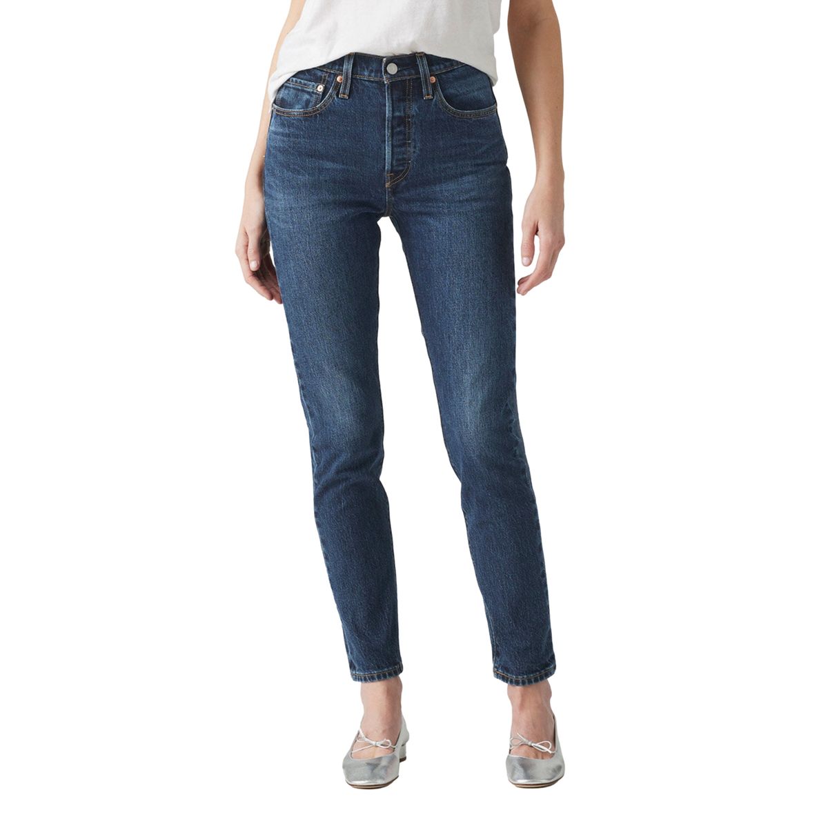 LEVIS - Jeans Mujer 501 Skinny Azul Levis
