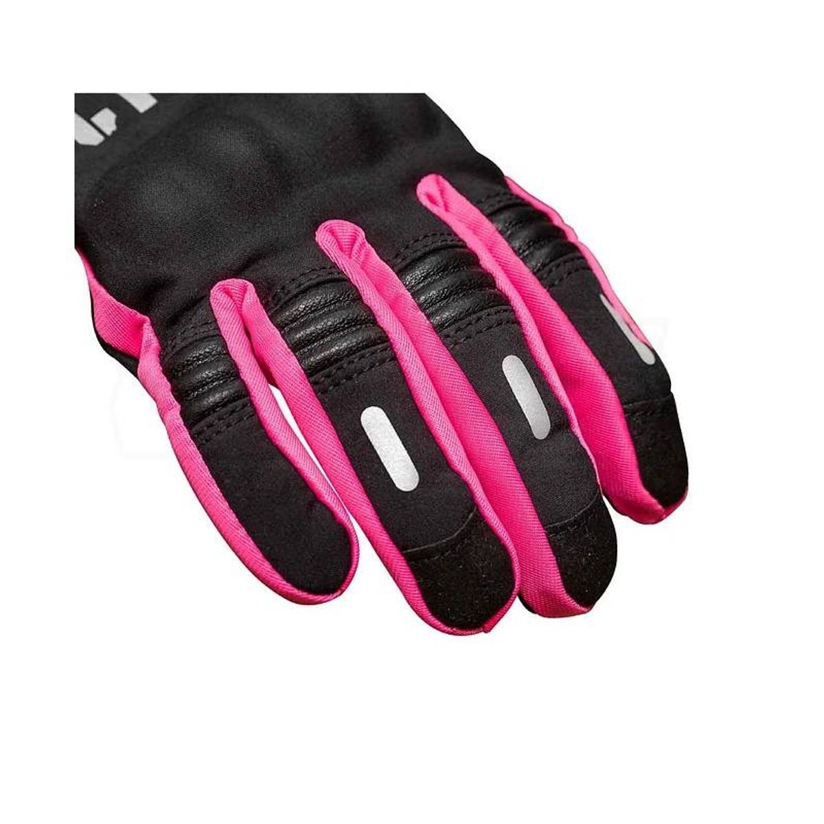 GENERICO - GUANTES CITY PARA MOTOCICLISTA ROSADO TALLA S