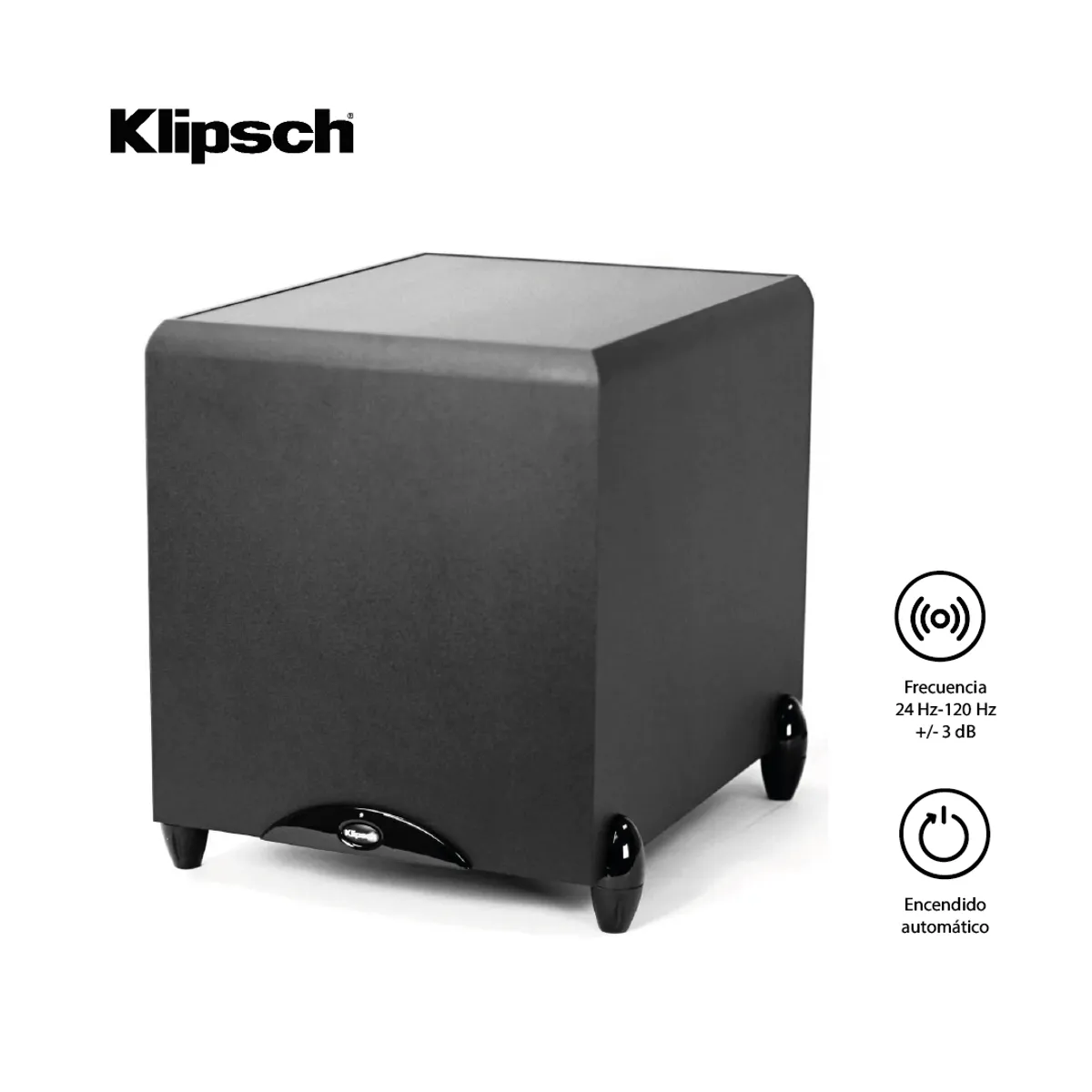 KLIPSCH - Parlante Subwoofer Sinérgico Sub-12hgb Potencia 120v Negro