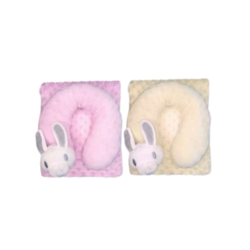GENERICO - Almohada Y Manta Con Diseño De Conejo Para Niña