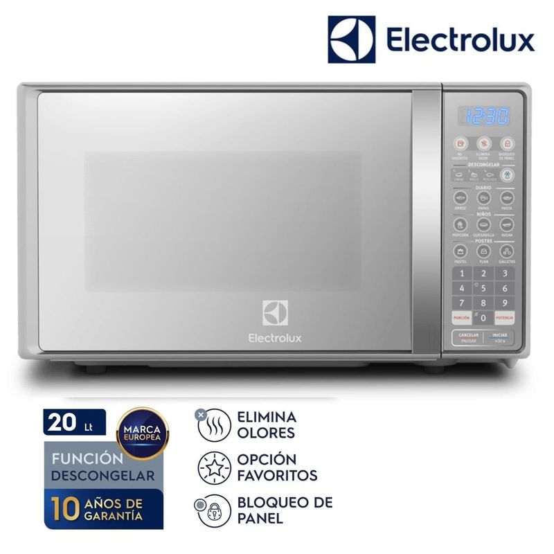 ELECTROLUX - Microondas Electrolux de 20 Litros EMDO20S2GSRUG