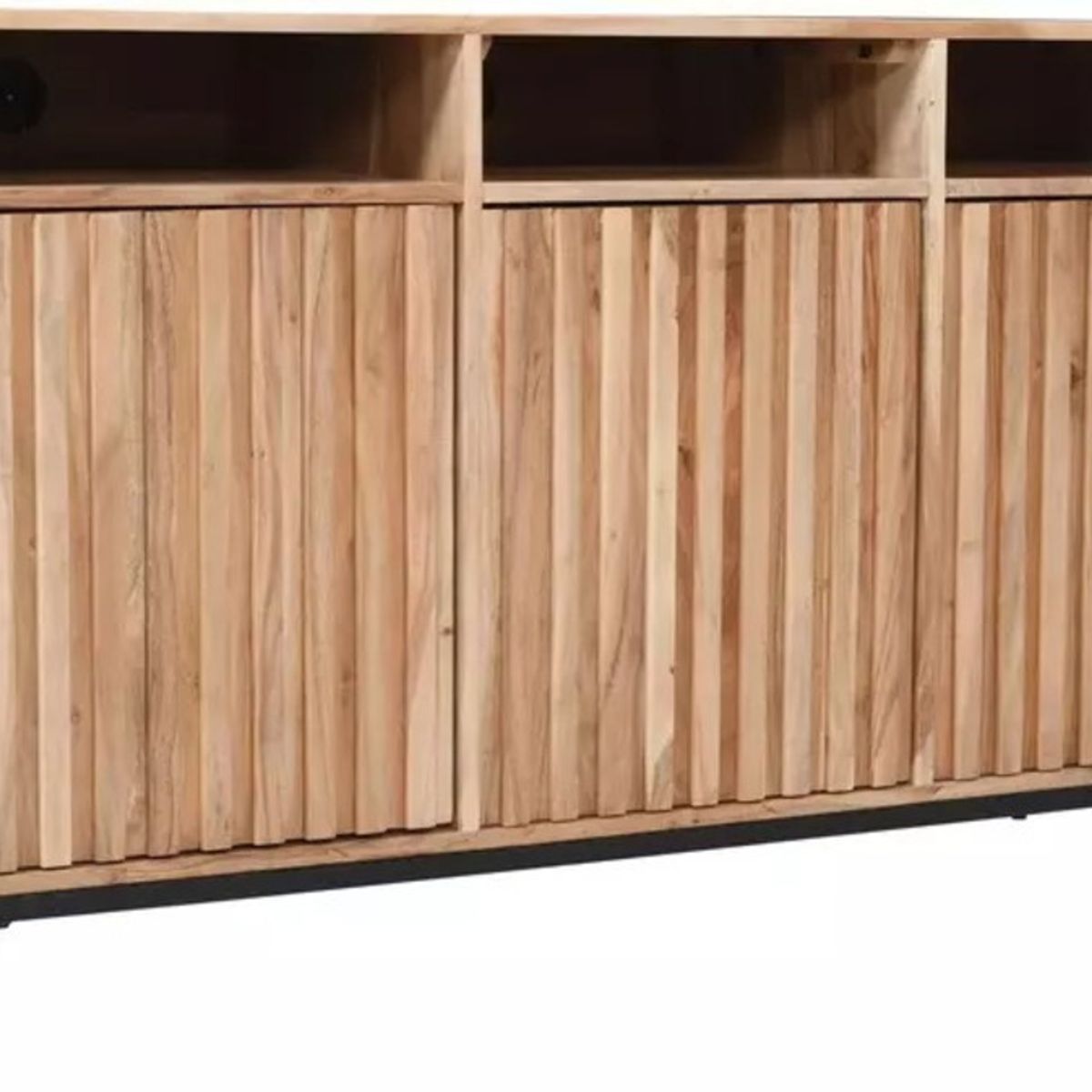 R&R MUEBLES - Aparador Moderno Mikari 3 Puertas Duna R&R MUEBLES