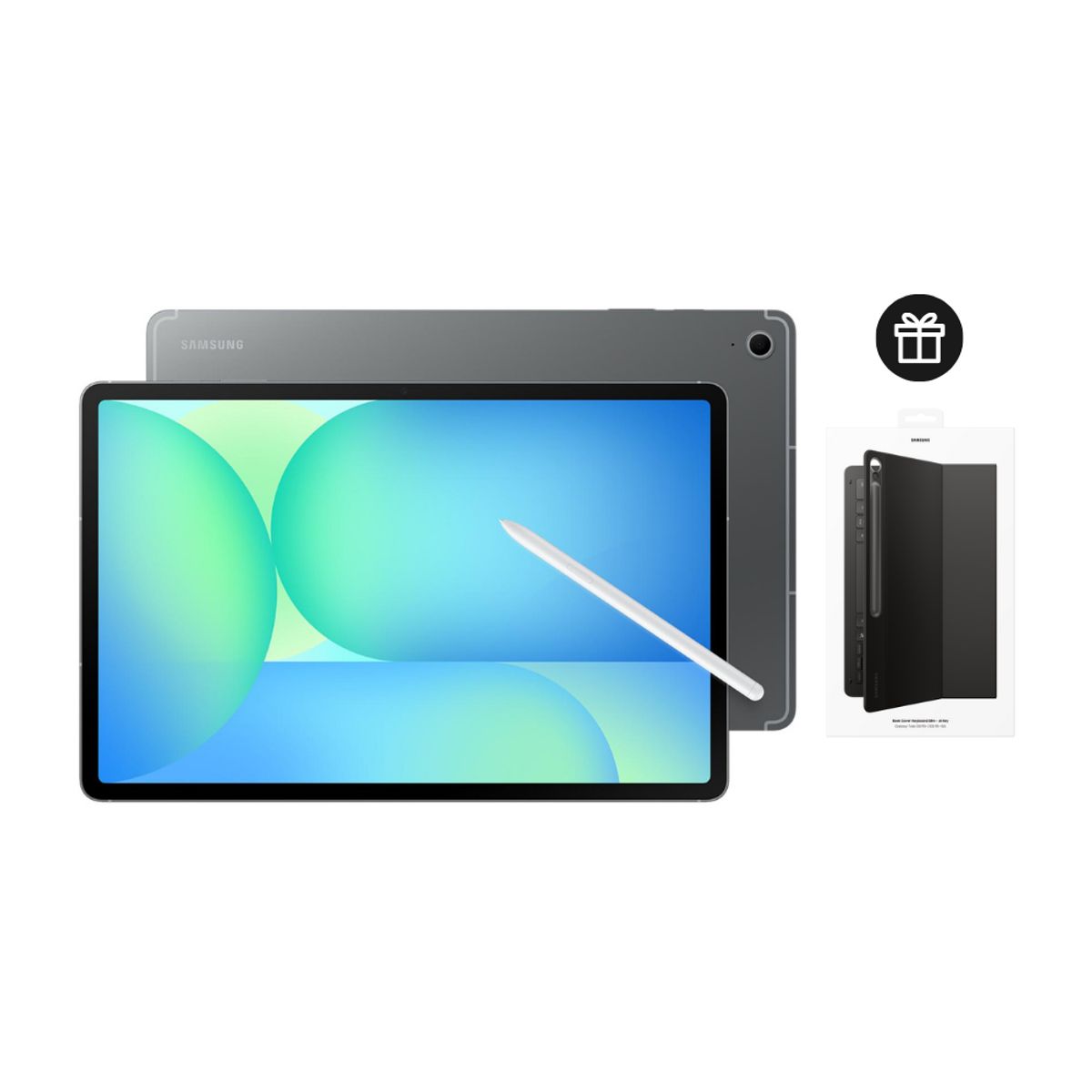 SAMSUNG - Tablet Samsung Galaxy Tab S10 FE+ 256GB Gray + Cover Teclado