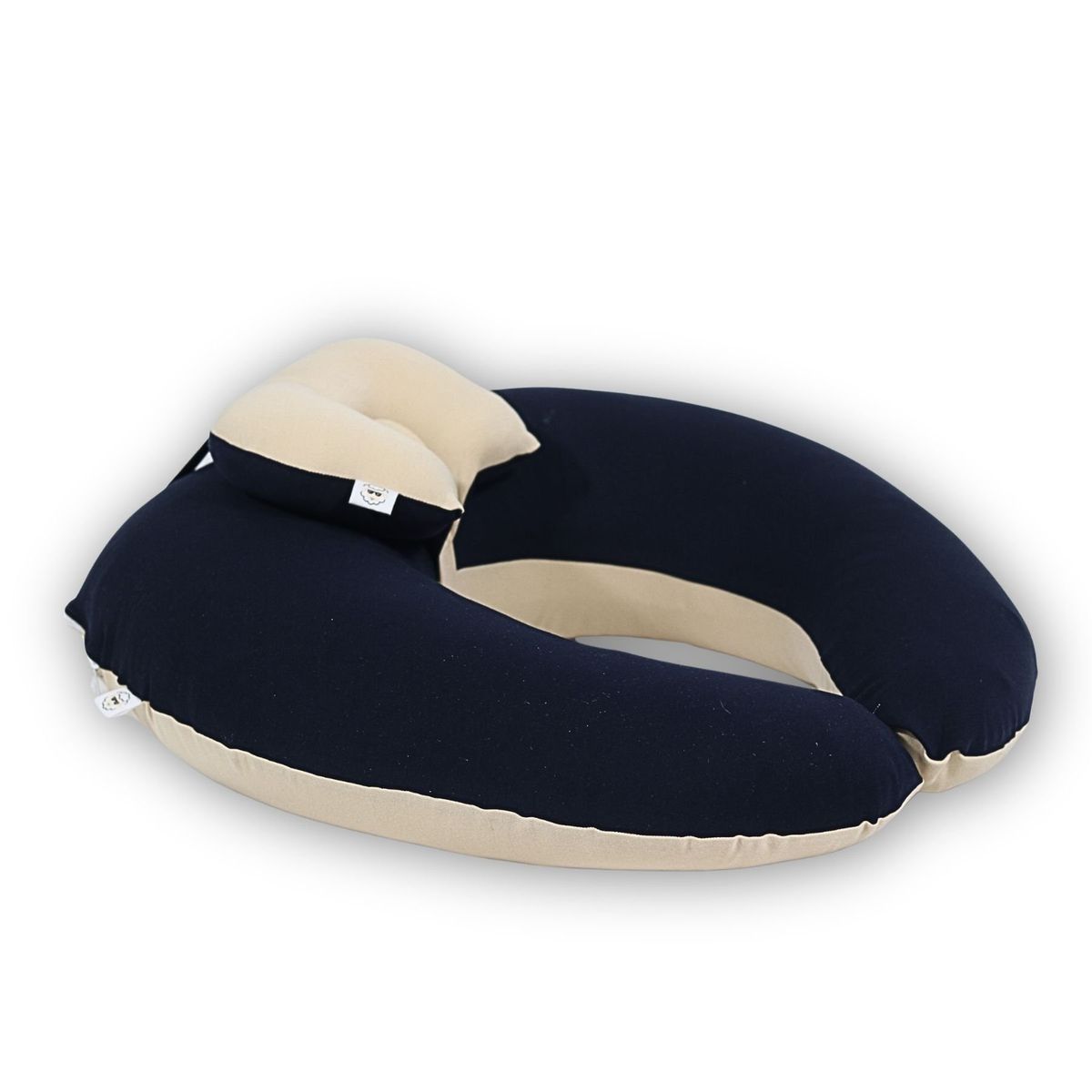 ACOLCHONADITOS - COJIN DE LACTANCIA ACOLCHONADITOS - AZUL CON BEIGE