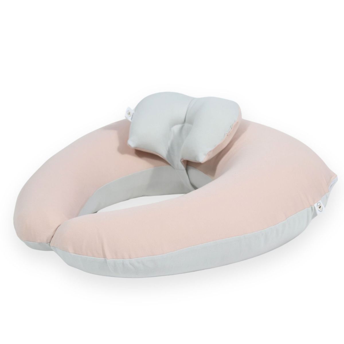 ACOLCHONADITOS - COJIN DE LACTANCIA ACOLCHONADITOS - FLAMINGO CON CENIZA