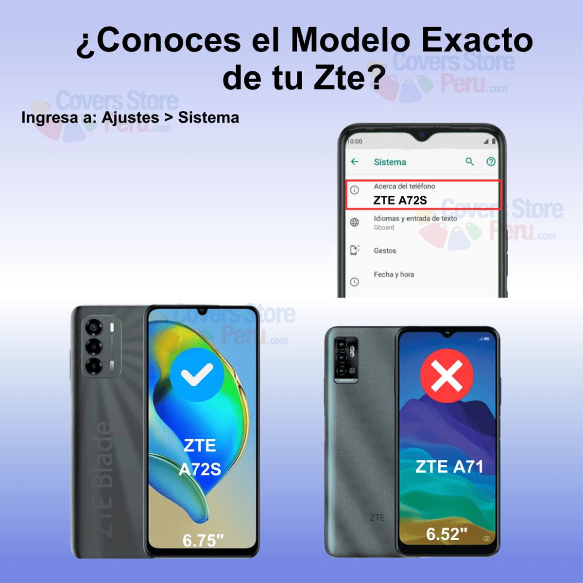 GENERICO - Mica para Zte A72S Protector Pantalla Vidrio 9D Antishock