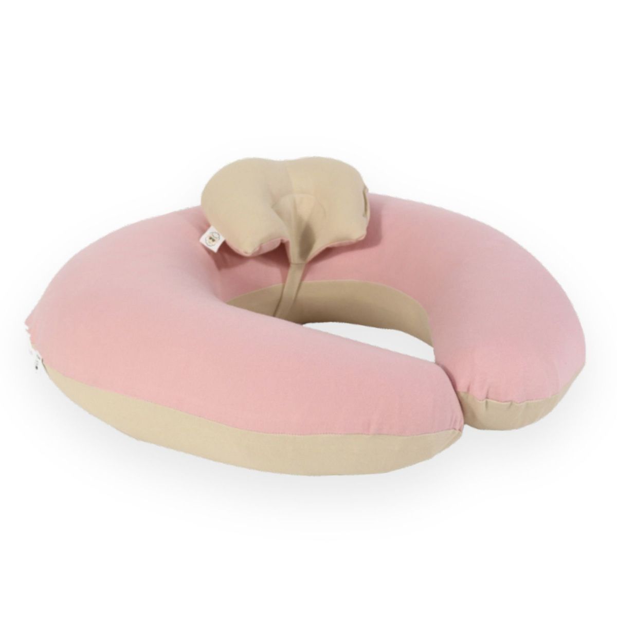 ACOLCHONADITOS - COJIN DE LACTANCIA ACOLCHONADITOS - BEIGE CON PALO ROSA