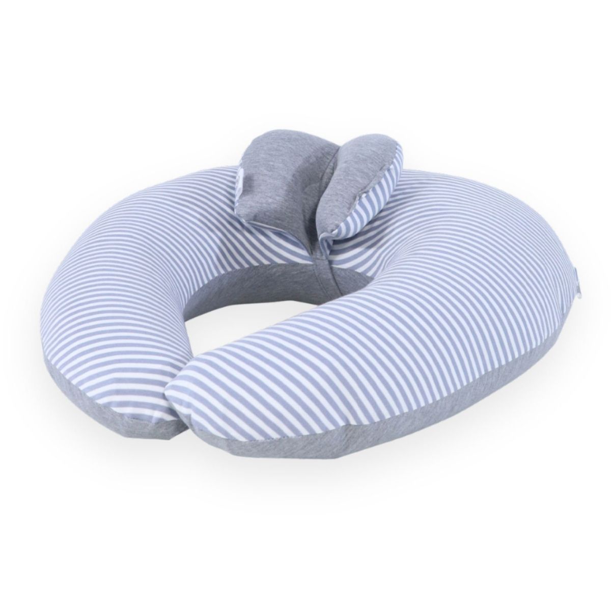 ACOLCHONADITOS - COJIN DE LACTANCIA ACOLCHONADITOS - PLOMO RAYAS PLOMAS