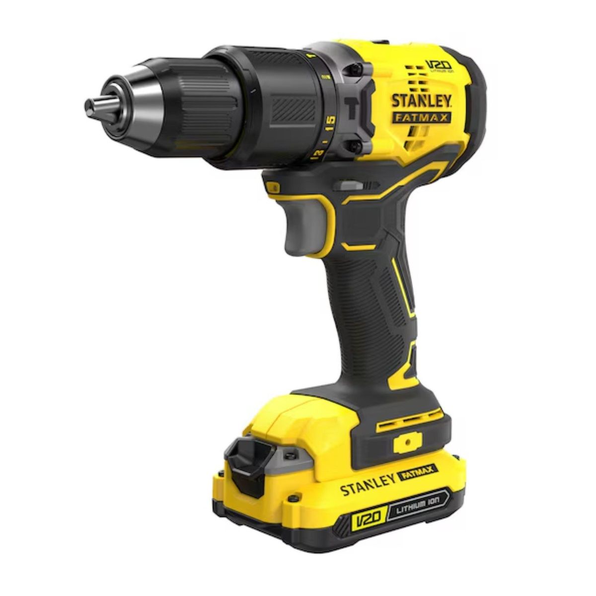 STANLEY - Taladro percutor + Atornillador de impacto + Amoladora 20v Stanley