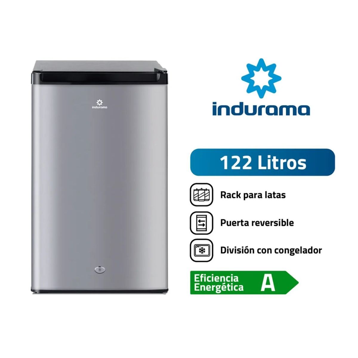 INDURAMA - Frigobar Indurama 122l Ri-159cr Croma