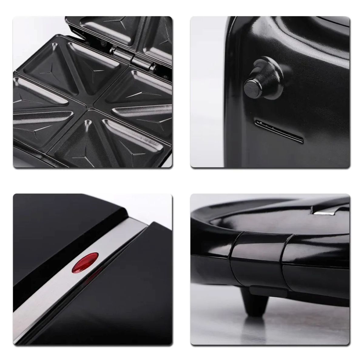 GENERICO - SANDWICHERA TOSTADORA DE PAN PARA 4 PANES RAF R-230