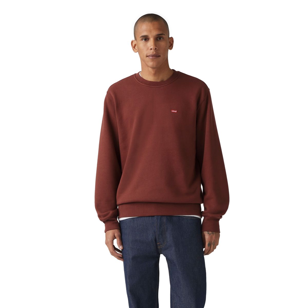 LEVIS - Polerón Hombre Core Sweatshirt Rojo Levis