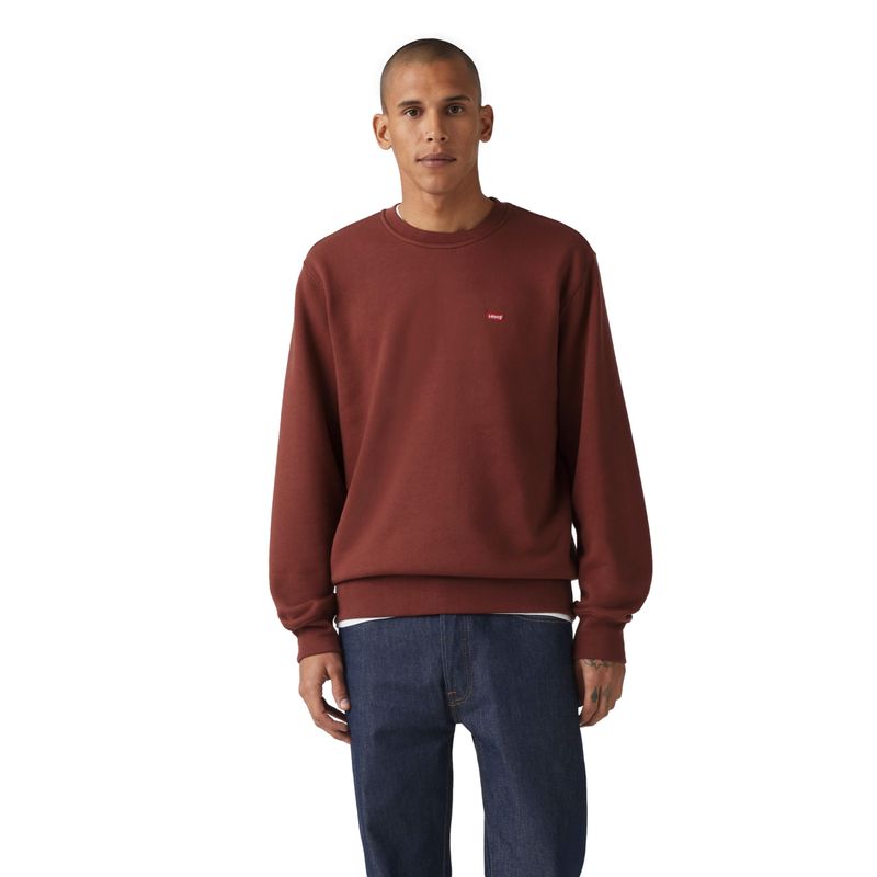 LEVIS - Polerón Hombre Core Sweatshirt Rojo Levis