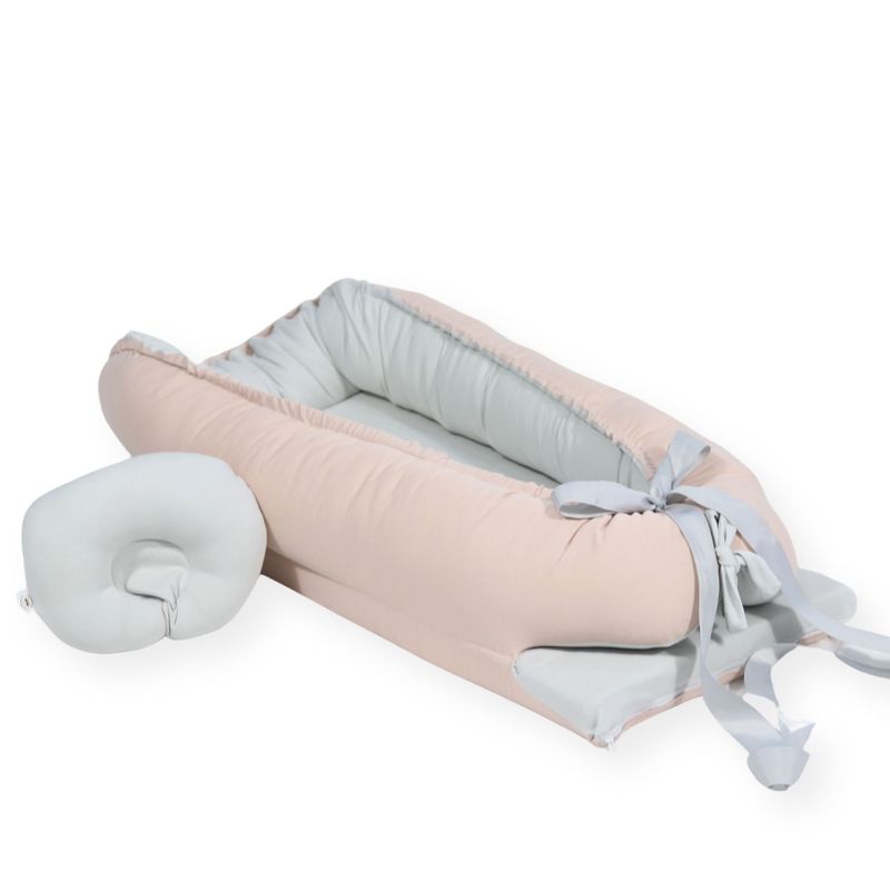 ACOLCHONADITOS - NIDO COLECHO ACOLCHONADITOS - FLAMINGO CENIZA