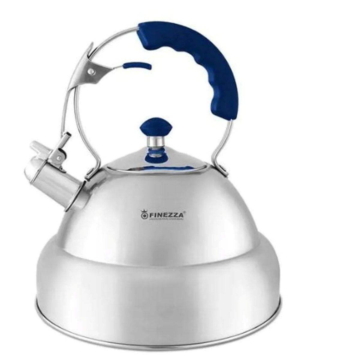 FINEZZA - Tetera de acero inoxidable de 5Lt finezza FF-T0030 AZUL - NEGRO