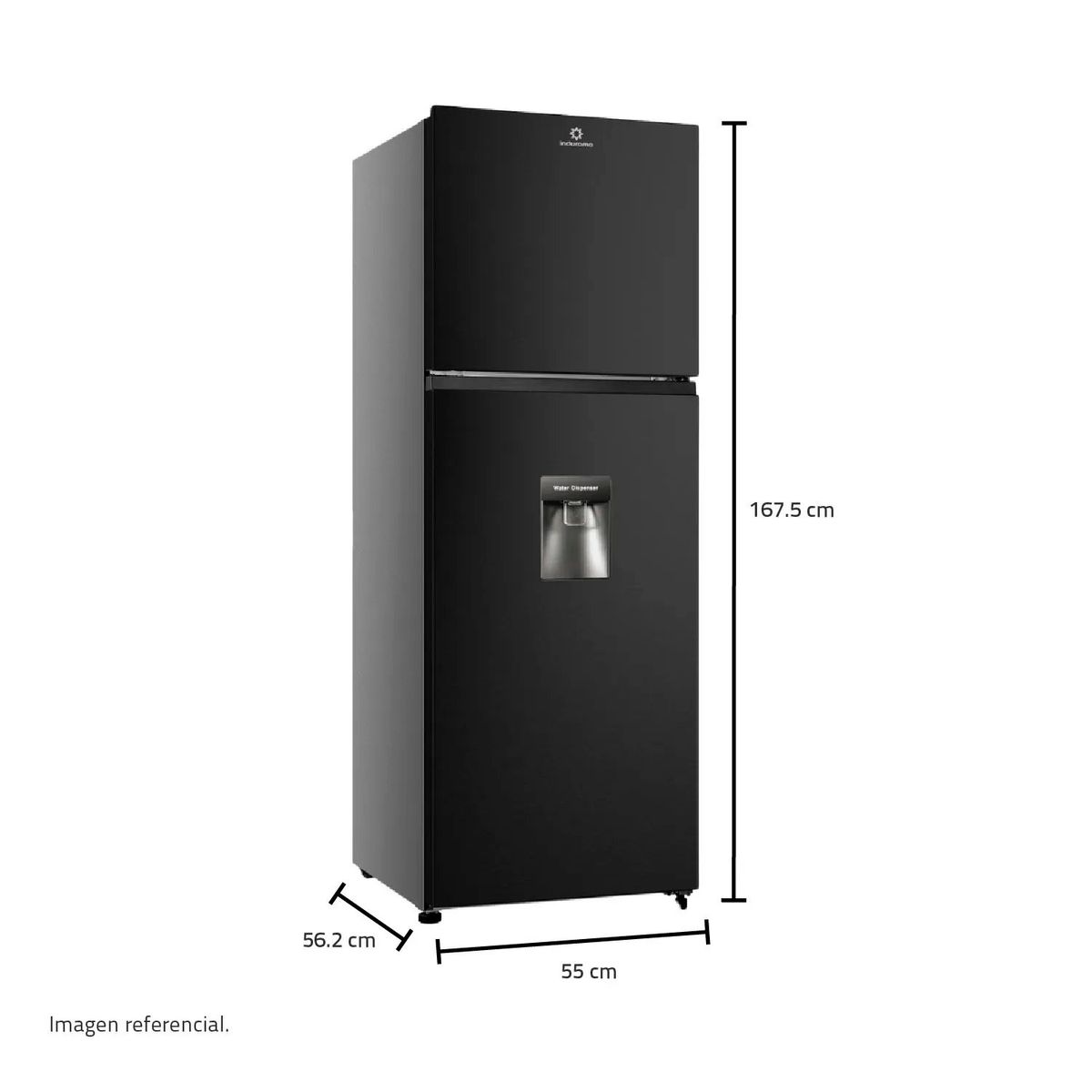 INDURAMA - Refrigeradora INDURAMA 245L No Frost RI-389DNI Negro