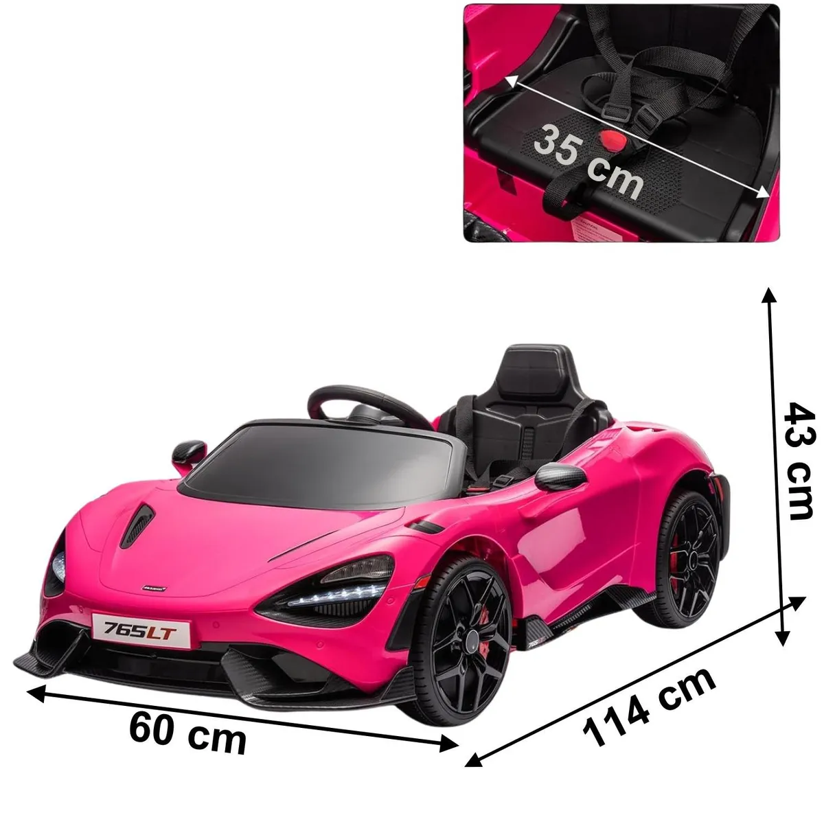 MCLAREN - McLaren 765LT, De 12 V Rosado