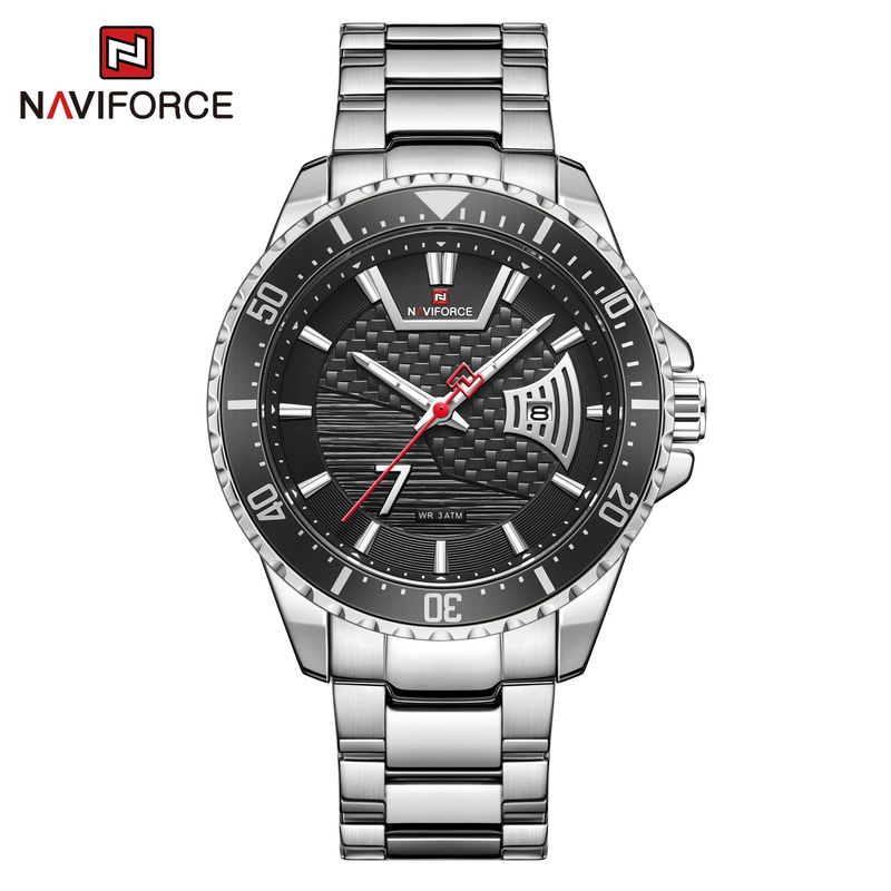 NAVIFORCE - Reloj Naviforce NF9191 Acero Plateado Para Caballero