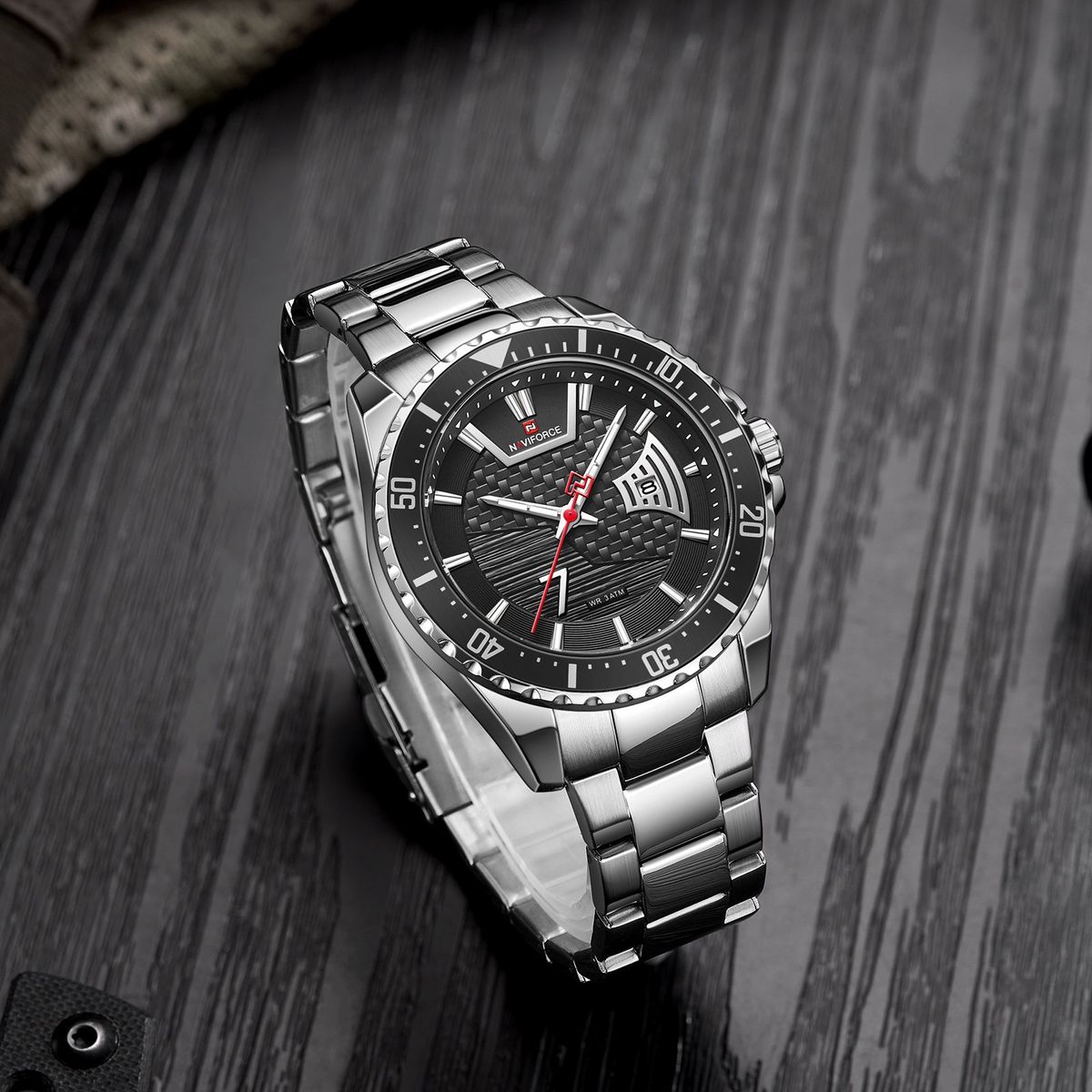 NAVIFORCE - Reloj Naviforce NF9191 Acero Plateado Para Caballero