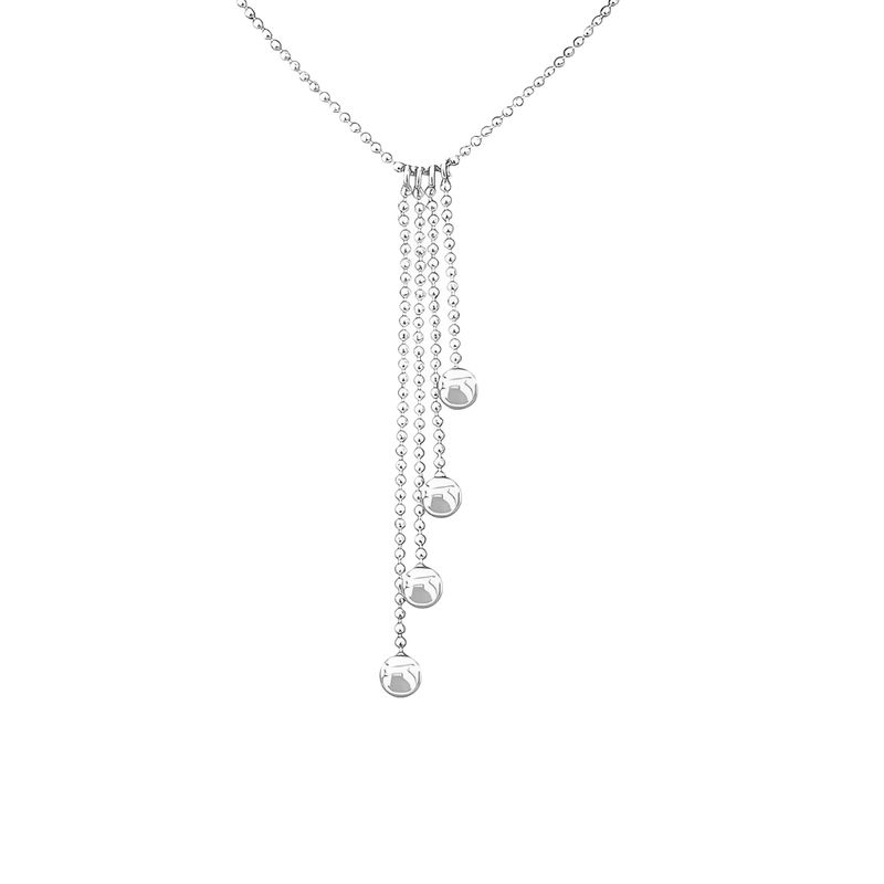 GENERICO - Collar Mujer Caída Bombita Regalo Mamá Joya Plata 925