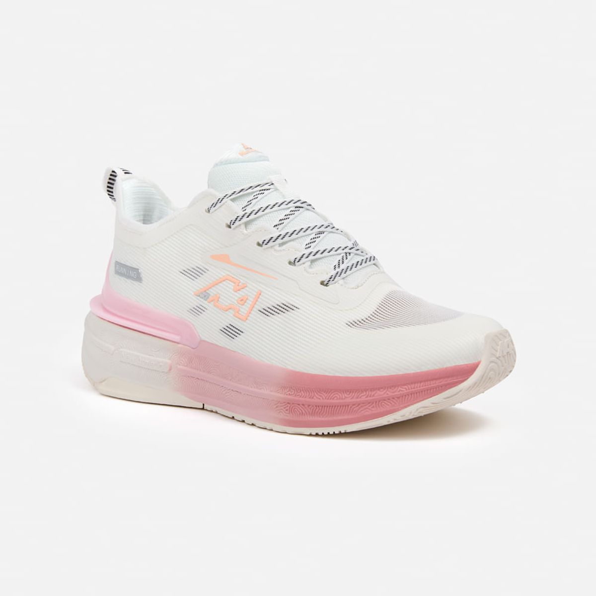 NEW ATHLETIC - Zapatillas New Athletic Running Spoom141 Crema Con Rosado Mujer