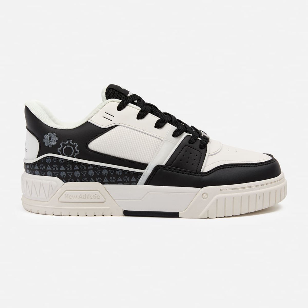 NEW ATHLETIC - Zapatillas New Athletic Skateboarding Square100 CremaNegro Hombre