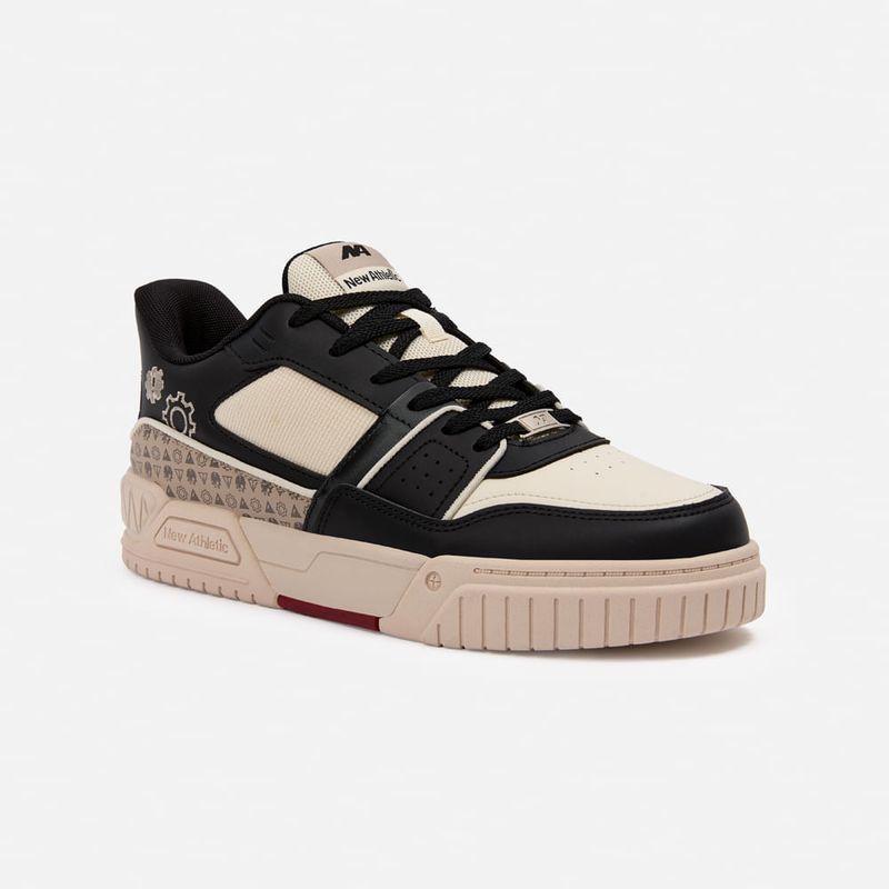 NEW ATHLETIC - Zapatillas New Athletic Skateboarding Square100 Beige Con Negro Mujer