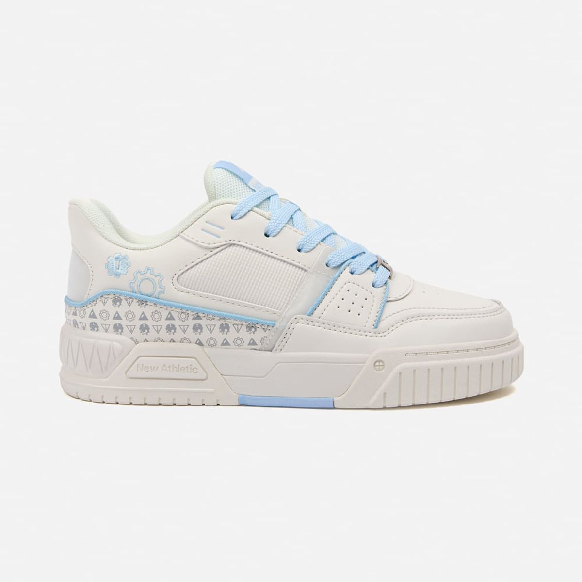 NEW ATHLETIC - Zapatillas New Athletic Skateboarding Square100 CremaCeleste Mujer