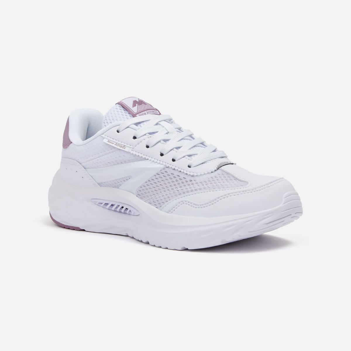 NEW ATHLETIC - Zapatillas New Athletic Lifestyle Chunky171 Blanco Con Lila Mujer