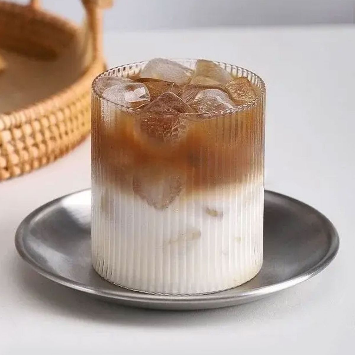 HOGARMAS - Vaso Acanalado Gibson 320 ml (Set de 6)