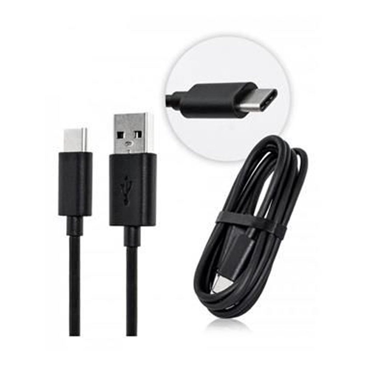 MOTOROLA - Cable de Carga y Datos USB-A a USB-C 2m Negro