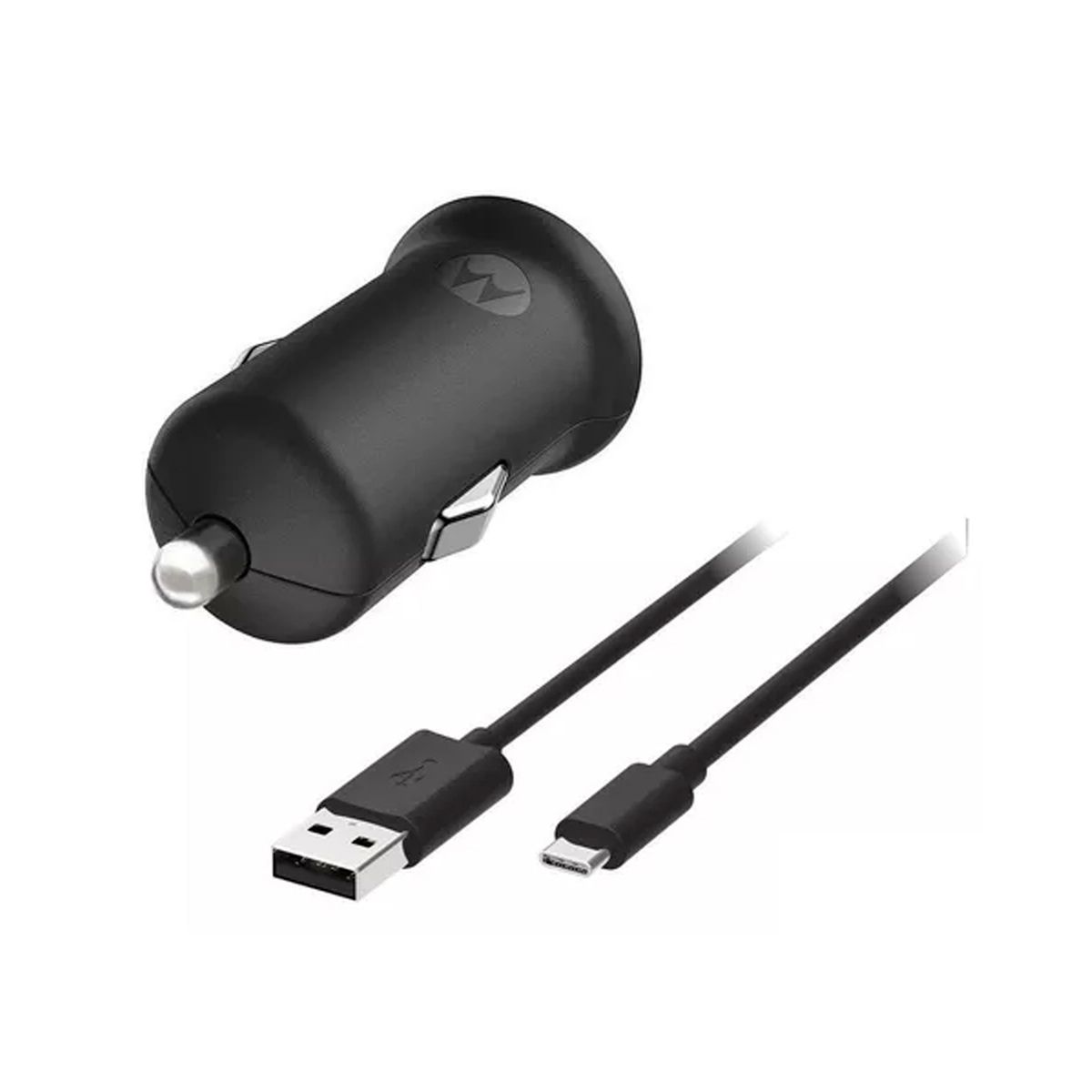 MOTOROLA - Cargador Auto 18w Turbopower Puerto usb-a SJV100 Cable usb-c