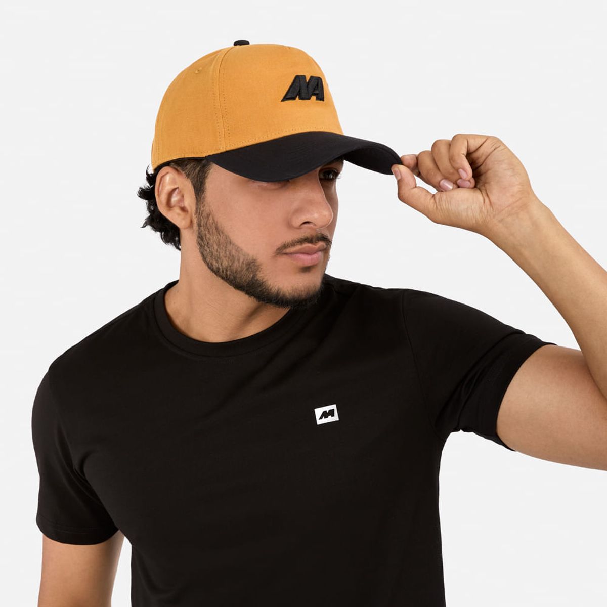 NEW ATHLETIC - Gorra New Athletic Hustcap Mostaza Con Negro Unisex