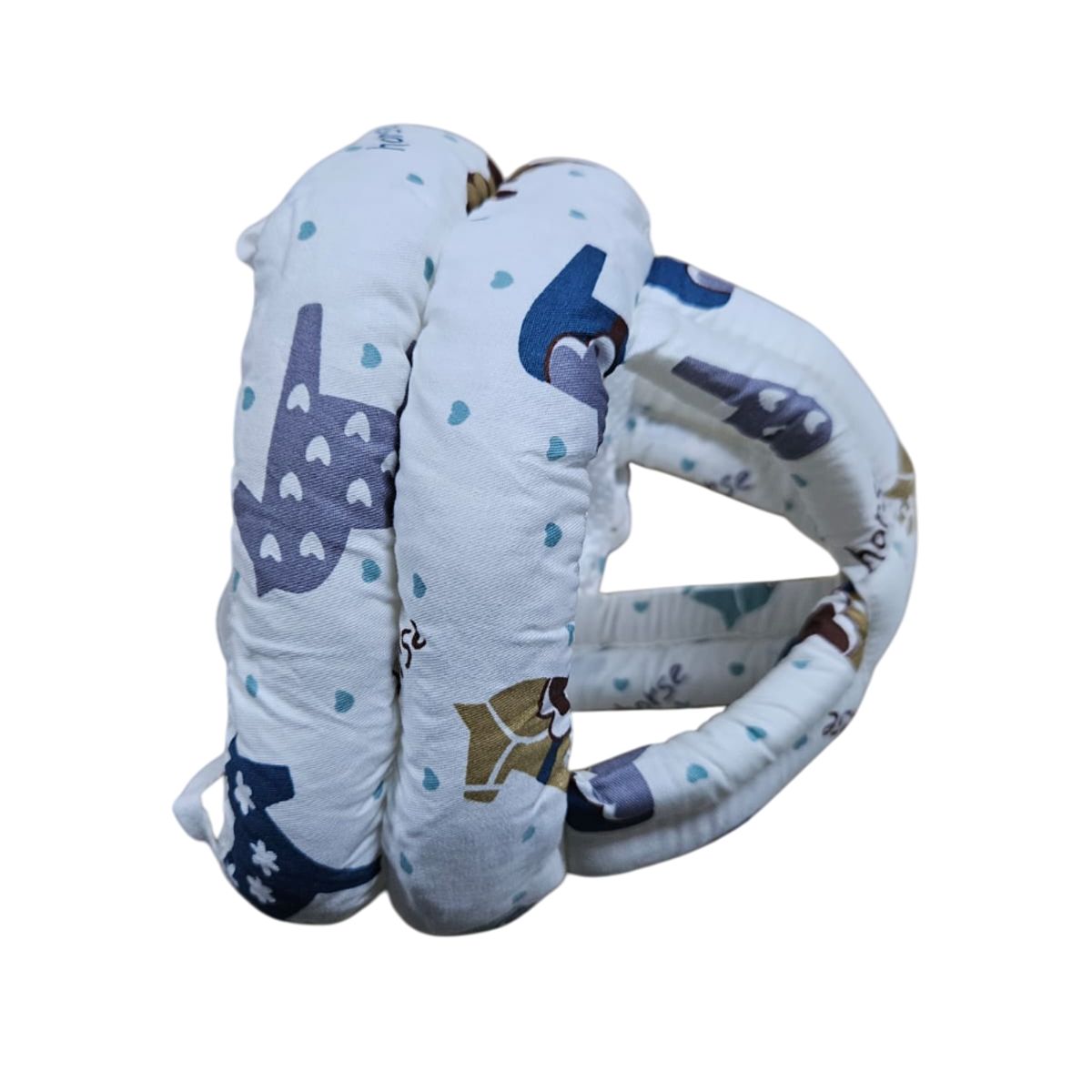 GENERICO - CASCO DE SEGURIDAD BEBÉS SOMBRERO ALMOHADA BLANCO