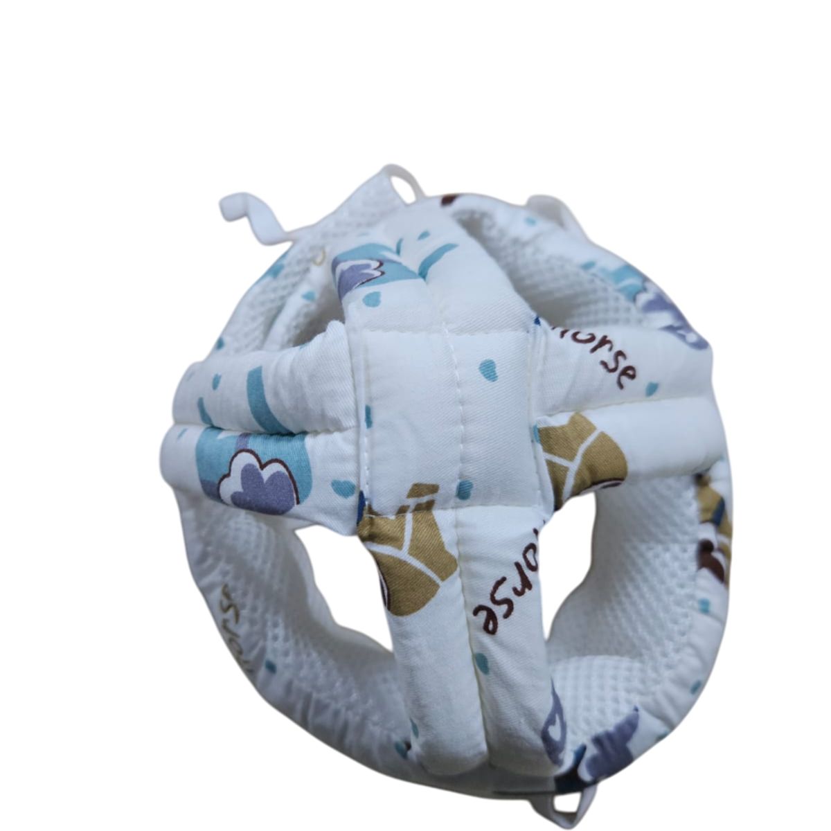GENERICO - CASCO DE SEGURIDAD BEBÉS SOMBRERO ALMOHADA BLANCO