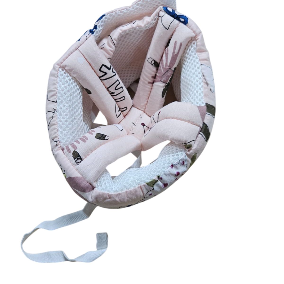 GENERICO - CASCO PROTECTOR DE LA CABEZA SOMBRERO ALMOHADA ROSADO BEBE