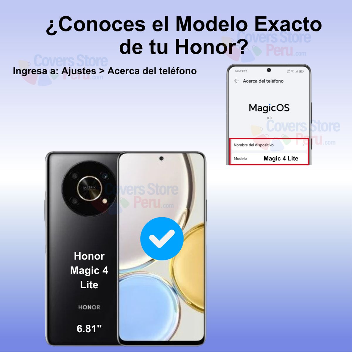 GENERICO - Mica para Honor Magic 4 Lite Film Hydrogel Anti-Espía