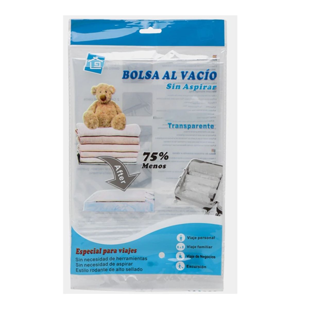 INSPIRA MARKET - Bolsa al vacío 40x60 Pack x6