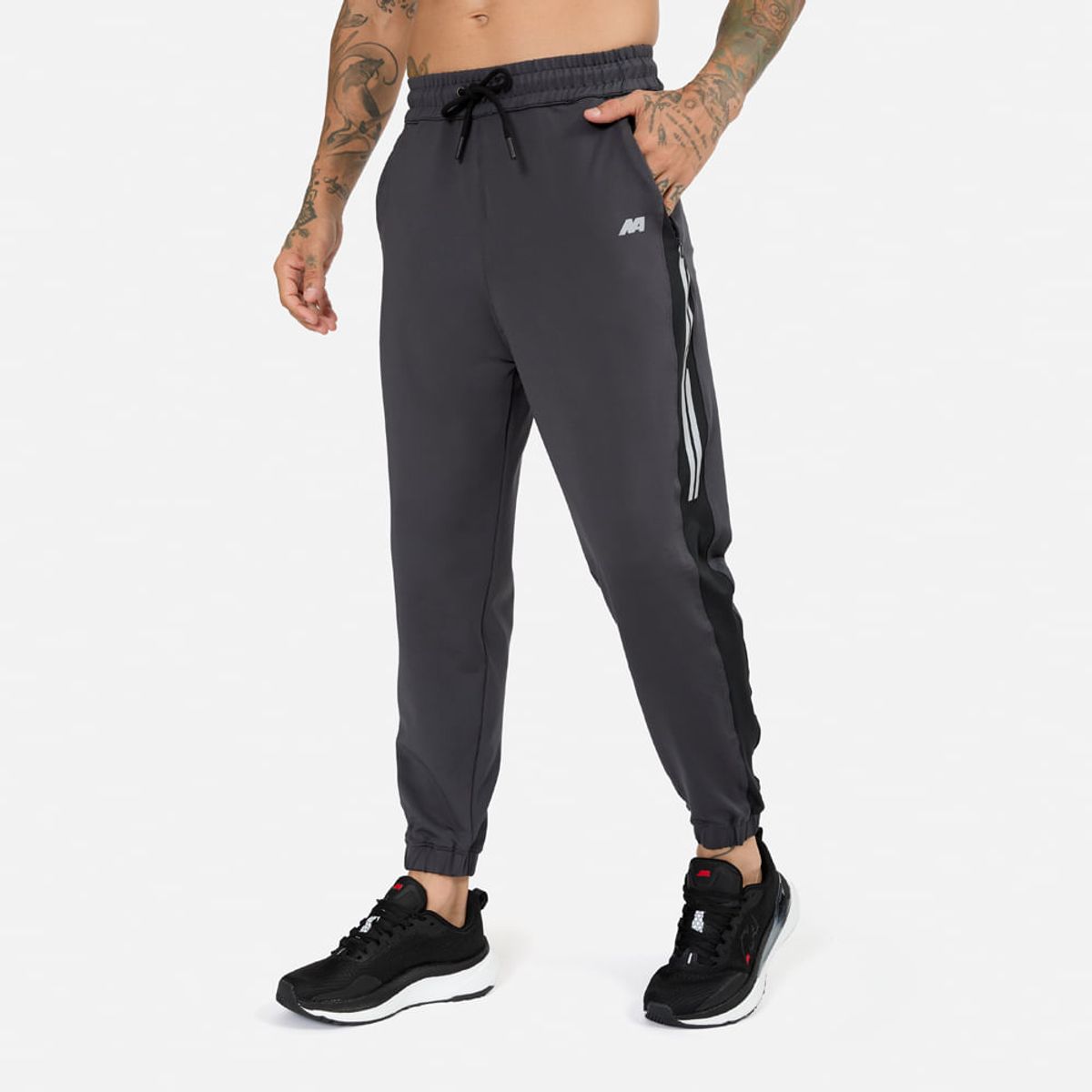 NEW ATHLETIC - Jogger New Athletic Demian Plomo Hombre