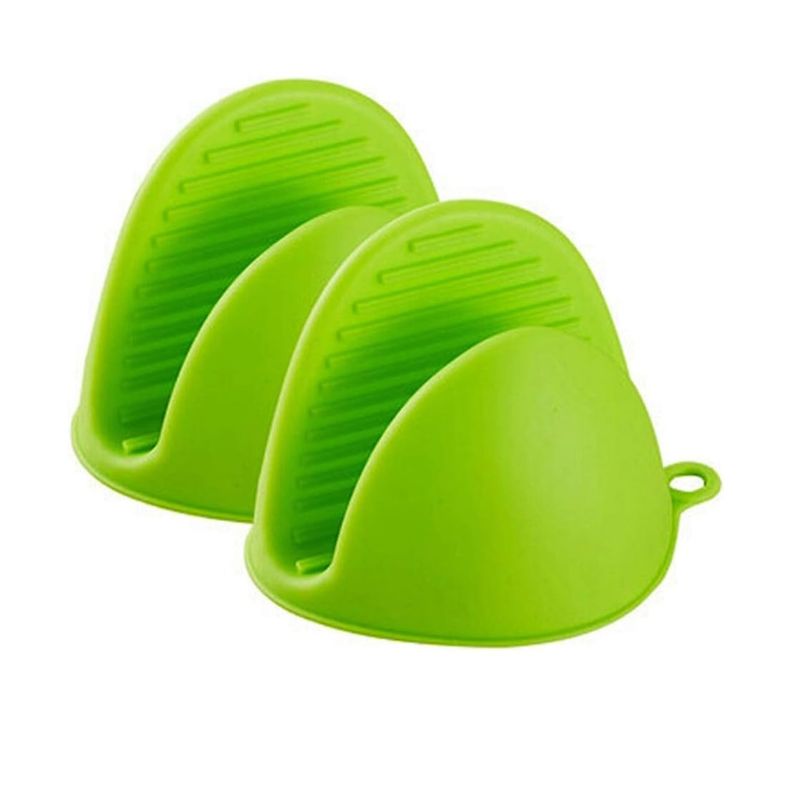 GENERICO - GUANTES PARA HORNO ANTIQUEMADURAS DE SILICONA VERDE