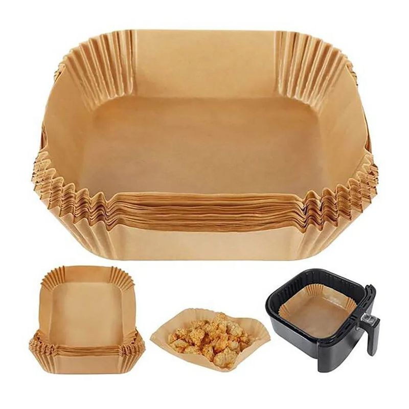 OTTOWARE - Papel Cuadrado Antiadherente para Freidora de Aire